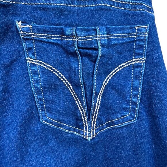 Indigo Dark Blue Maternity Skinny Stretch Size LM - Picture 15 of 15